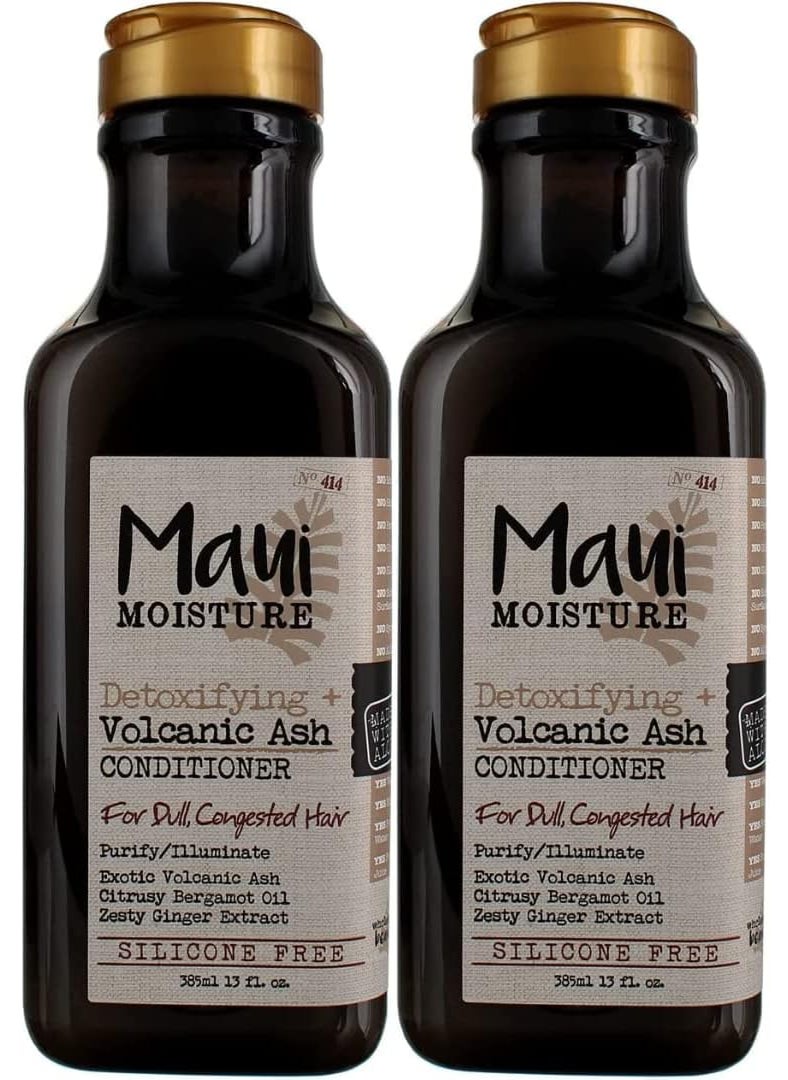 Maui Moisture Conditioner Volcanic Ash 13 Ounce 385ml 2 Pack