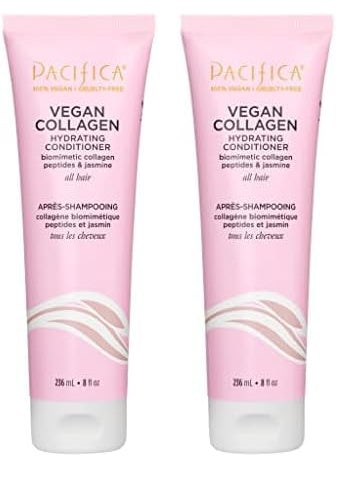 Pacifica Beauty Vegan Collagen Hydrating Conditioner Avocado Oil Vitamin B5 Soften Restore Shine Address Split Ends For Dry  Damaged Hair Add Shine Moisture Sulfate  Silicone Free Vegan