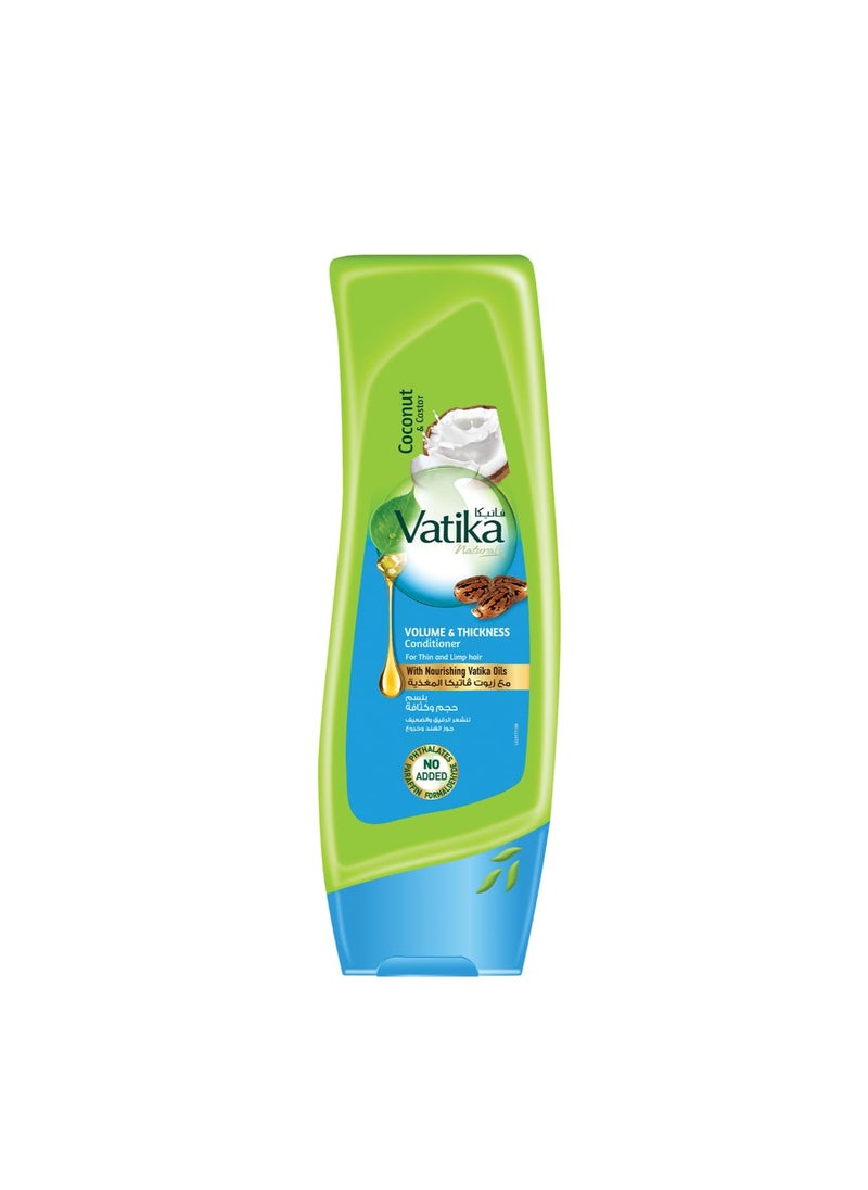 Dabur Vatika Naturals Conditioner Natural Moisturizing Hair Conditioner for Women with All Hair Types  Long Curly Dry or ColorTreated Hair  Scalp Hydrating Moisturizer 400ml Bottle Coconut