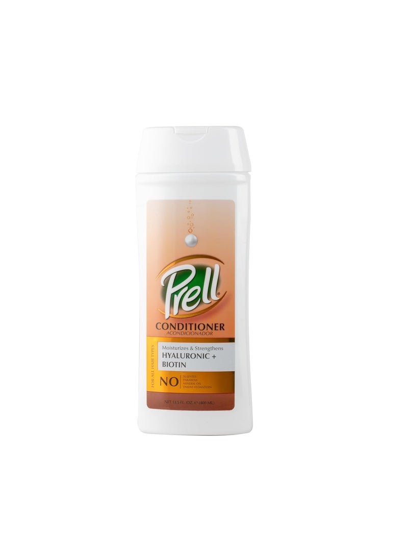 Prell Hyaluronic  Biotin Moisturizes  Strengthens Conditioner for All Hair Types 135 floz