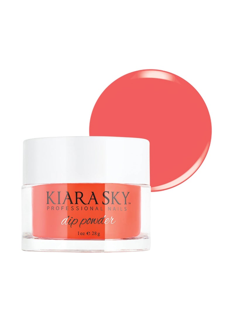 Kiara Sky Long Lasting Nail Dip Powder Coral Tones 1 oz Feeling Beachy