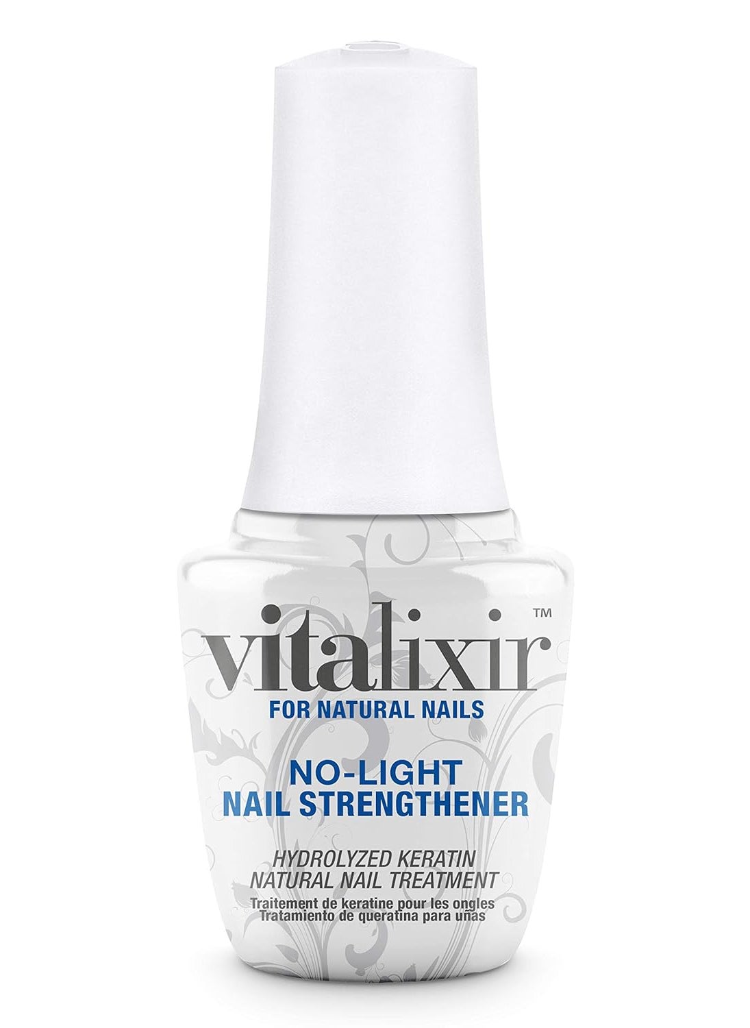 Gelish MINI Vitalixir NoLight Nail Strengthener Polish Nail Strengthener Keratin For Nails For Long Lasting Healthy 03 oz