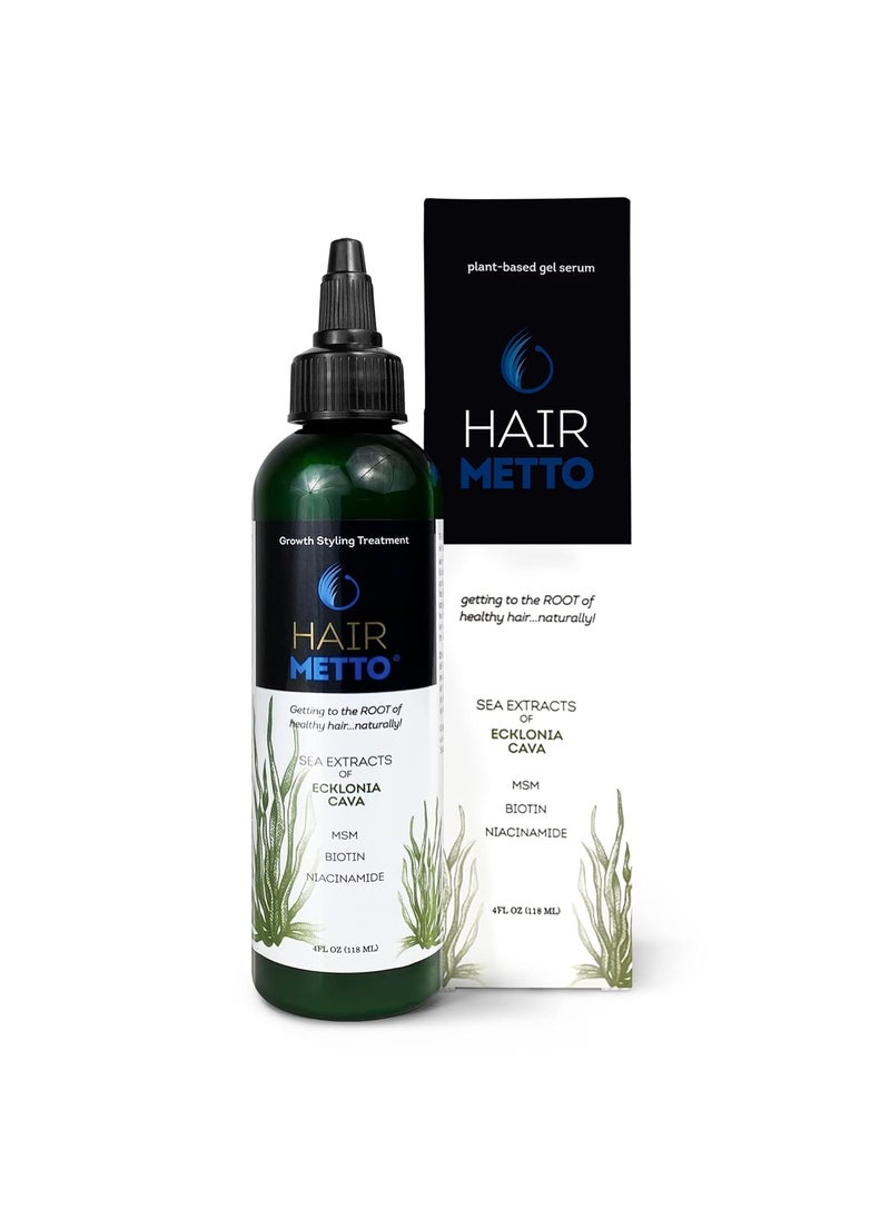 Ecklonia Cava Hair Serum  Growth Volumizer for All Hair Types FlexibleHold Styling Gel with MSM  Biotin for Women  Men 4oz
