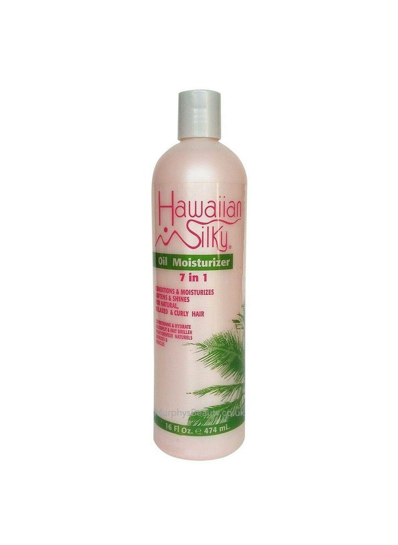 Hawaiian Silky Conditioning Oil Moisturizer 7 in 1 Formula 16 Oz