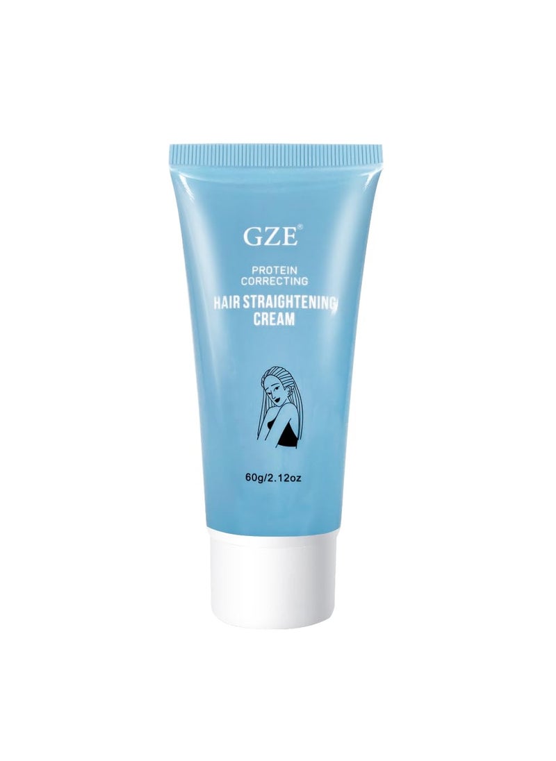 GZE Hair Straightening Cream Smoothing Silk Protein Hair Relaxer Protein Correcting Hair Straightener  Detangler Product