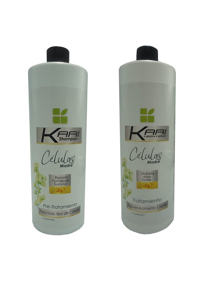 Cirugia Capilar Kera fruit Celulas Madres16 OZ Tratamiento Capilar Resultados Profesionales