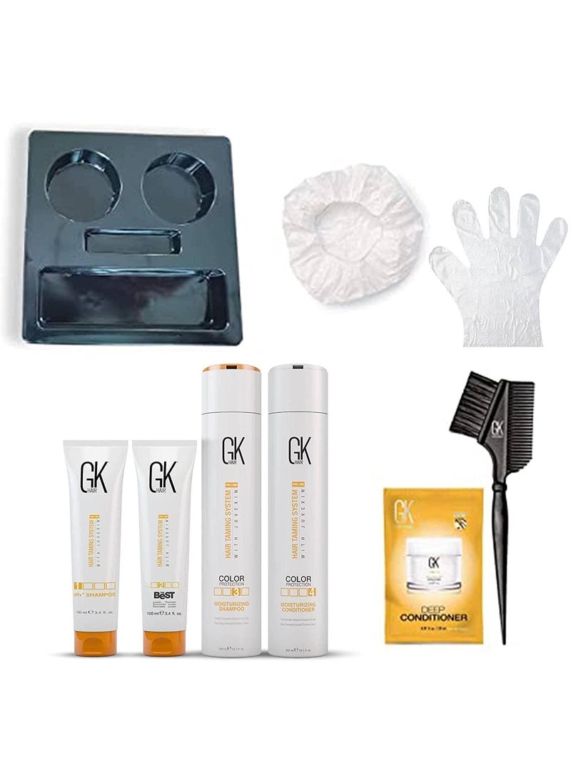 GK HAIR Tratamiento de Keratina Queratina The Best Consumer Box Kit 101 Fl Oz300ml Smoothing Keratin Treatment Professional Straightening For Silky Smooth  Frizzy Hair