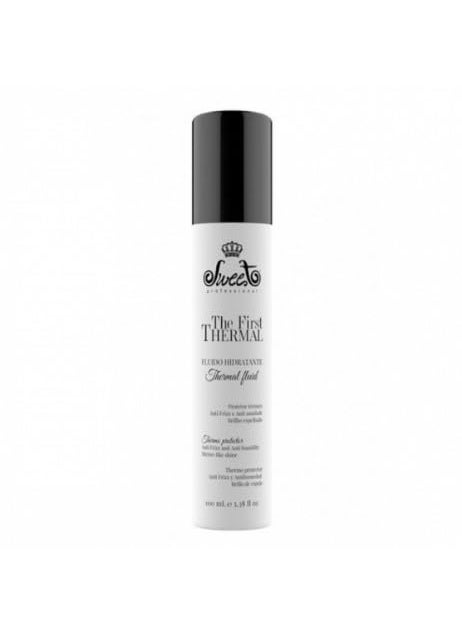 THE FIRST Thermal Fluid Protector  MultiBenefit Hair Treatment  Heat Protectant UV Protection AntiFrizz and Humidity  MirrorLike Shine  For All Hair Types  100ml  338 Fl Oz  Sweet Pro