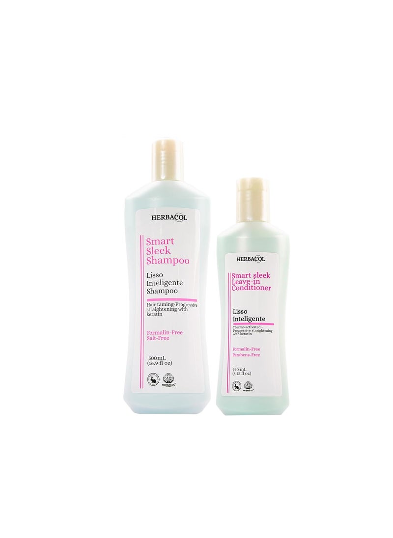 Progressive Hair Straightening Set  Lisso Inteligente Set Shampoo and treatment Lisso Inteligente