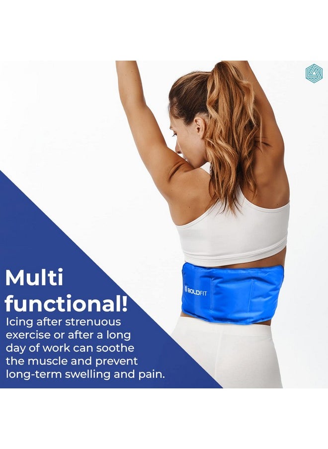 Boldfit Reusable Hot and Cold Ice Gel Pack with Adjustable Strap Ice Bag for Pain Relief Cold Ice Gel Pack for Shoulder, Knee, Back, Neck, Hip Hot Compression Gel