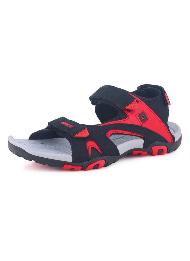 Sparx mens SS 453 | Latest, Daily Use, Stylish Floaters | Red Sport Sandal - 7 UK (SS 453)