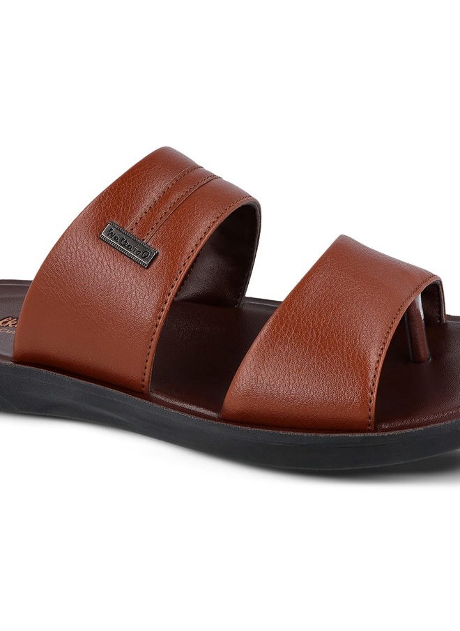WALKAROO WE1328 Mens Sandals for dailywear and regular use for Indoor & Outdoor - B Brown