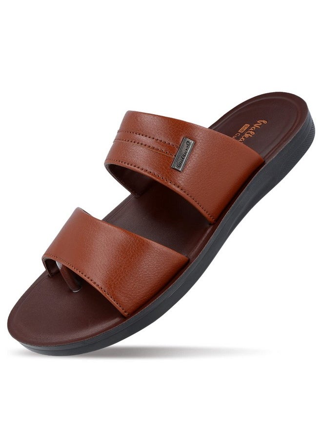 WALKAROO WE1328 Mens Sandals for dailywear and regular use for Indoor & Outdoor - B Brown