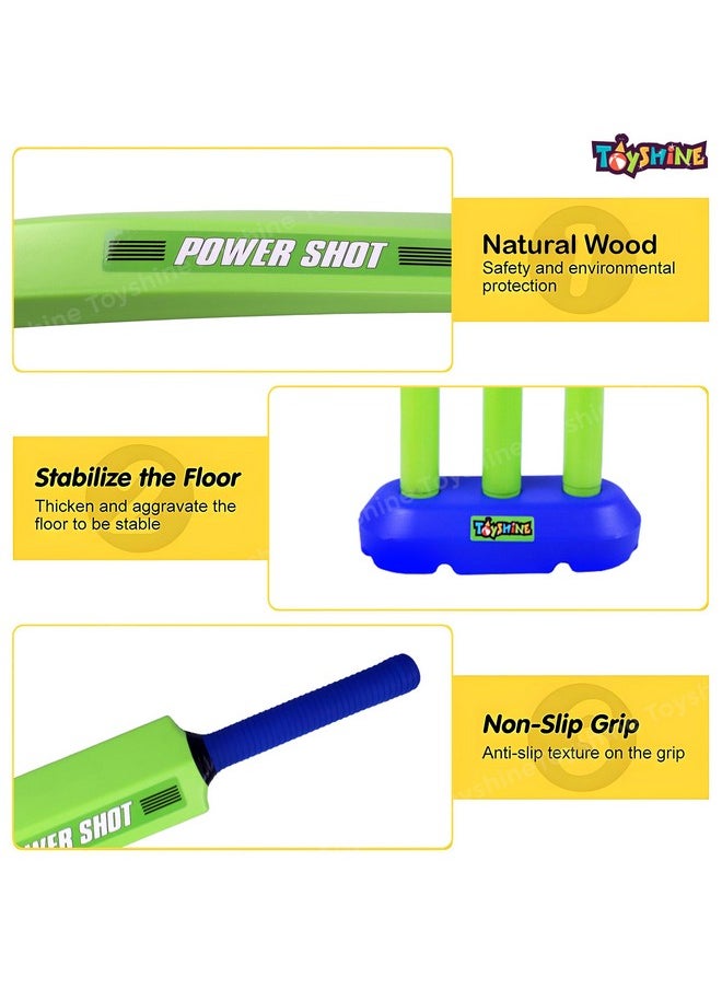 Toyshine Stricker 3 in 1 Super Sports Combo for Age 3-7 Years | Cricket | Badminton | Football for Indoor/Outdoor Play - Multi Color