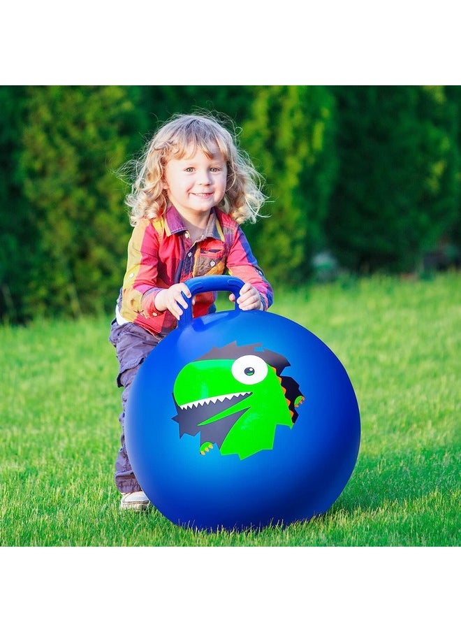 Sisliya Children's Hopper Ball Jumping Bouncy Ball Inflatable Gymnastics Ball Outdoor Season Racing Fitness Accessories for Nursery Children (65 cm) (Blue)