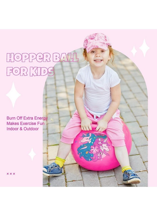 Sisliya Children's Face Hopseball with Handle for Sitting and BouncingIndoor & Outdoor Jumping Ball(65 cm) (Pink)