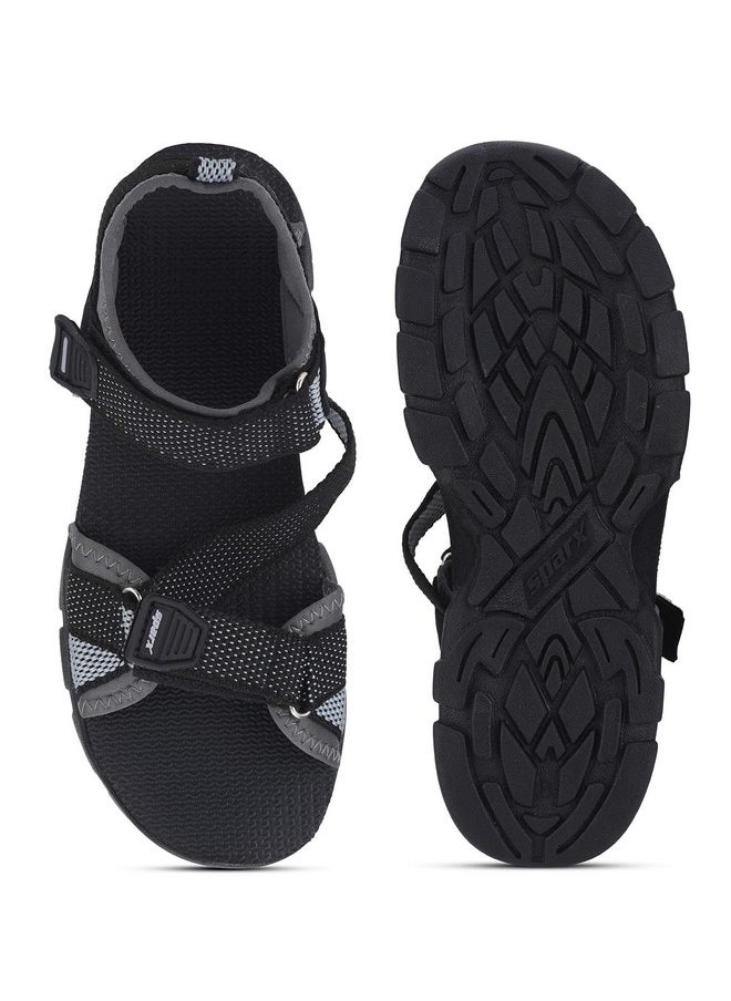 SPARX mens SS 105 | Latest, Daily Use, Stylish Floaters | Grey Sport Sandal - 7 UK (SS 105)