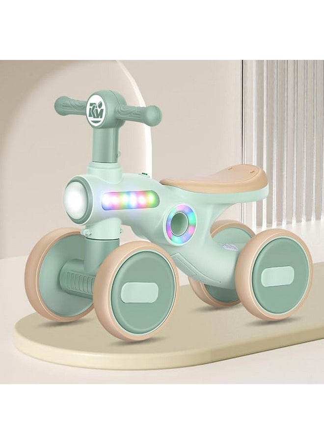 M MCIRCO® Baby Balance Bike Toddler Bike Kids Toys for 1 Year Old Boys Girls 12-36 Months Toys Kids Balance Bike Best First Birthday Gifts Children Walker Baby Walker 4 Wheels Bicycle. (Green)