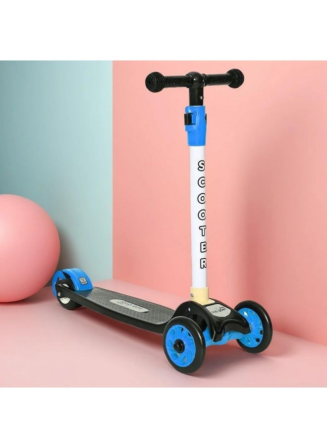 eHomeKart Kids Scooter - Three Wheel Kick Scooters for Boys and Girls with Adjustable Height and Rear Brake - 3 Wheels Skate for Age 2-4 Years (Blue)