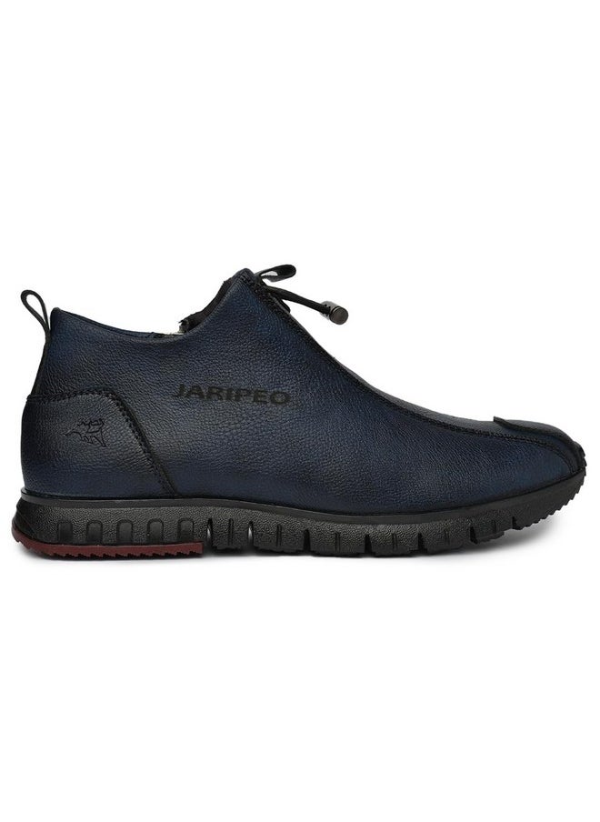 Jaripeo TRETAN Vegan Navy Casual Boots For Mens