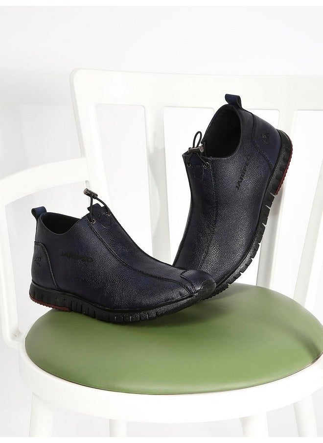 Jaripeo TRETAN Vegan Navy Casual Boots For Mens