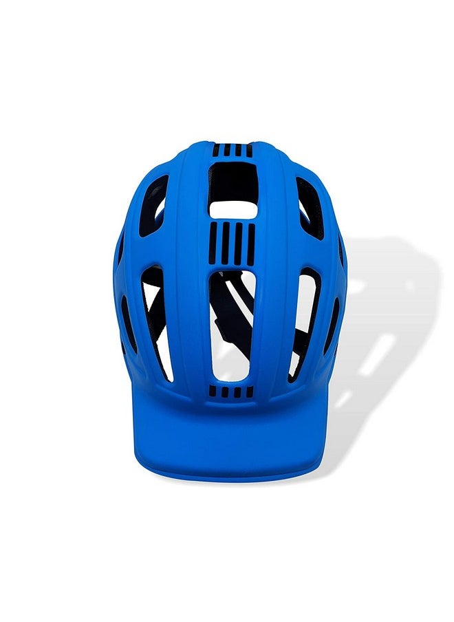 Jaspo Sturdy Cycling Adjustable Multisport Helmet for Skateboarding & Skating Suitable for Kids, Boys and Girls up to 10 Years- Made in India (Blue)