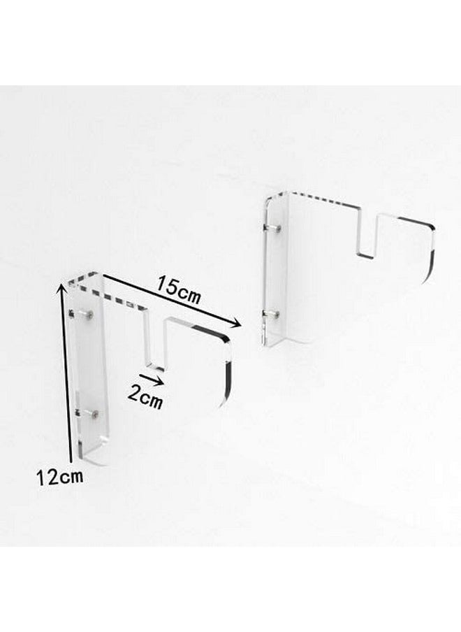 WANLIAN Skateboard Wall Mount Display Rack Skateboard Wall Rack Display Rack Hanger Rack Skateboard Wall Mount Bracket Deck Rack 1 Pair