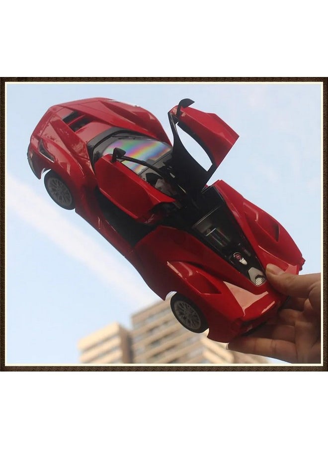VGRASSP Remote Control Toy Car -Remote Door Opening - Rechargeable - Model Concept Design (Red)