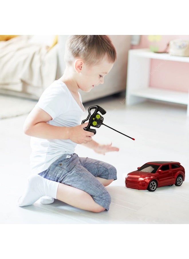 BAYBEE Metallic Roster 1:24 Scale Rechargeable Remote Control Car for Kids, Stunt RC Cars with Full Function, 2.4G Remote| Racing Remote Cars | Remote Control Car Toys for Kids 5+Years (Red)