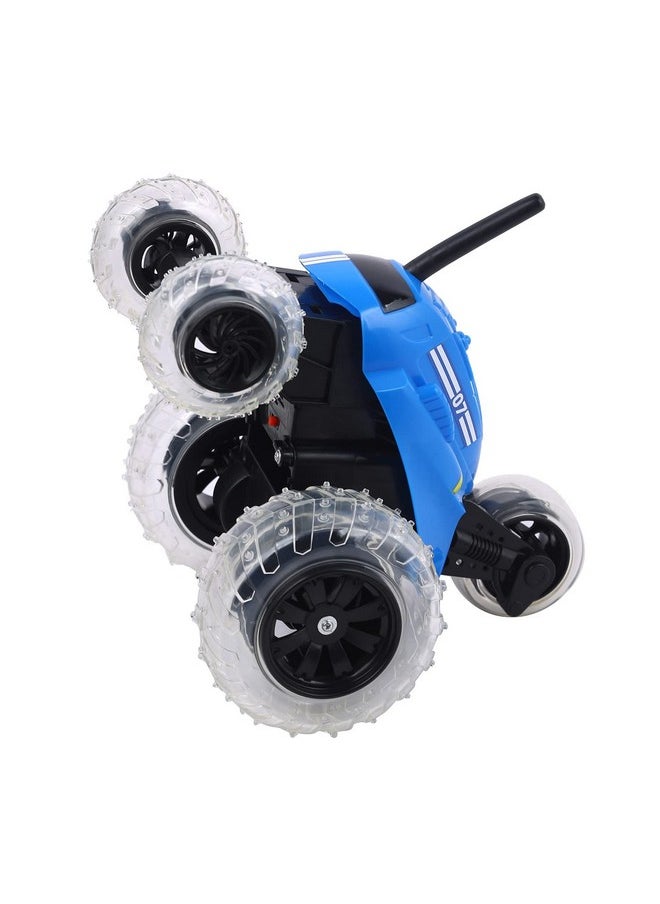 Sharper Image Thunder Tumbler Stunt Wireless Remote Controlled Car|360° Rotating|High Speed Off Road|Top Brand in USA|Blue Color RC Car for Kids 6 Yrs+|Birthday Gift|Outdoor All Terrain|Made in India