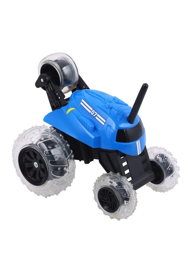 Sharper Image Thunder Tumbler Stunt Wireless Remote Controlled Car|360° Rotating|High Speed Off Road|Top Brand in USA|Blue Color RC Car for Kids 6 Yrs+|Birthday Gift|Outdoor All Terrain|Made in India