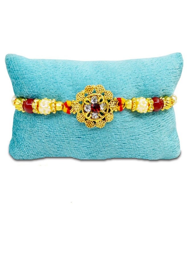 ME & YOU Rakhshbandhan Gifts for Brother, Bhaiya, Bhai | Rakhi Gift for Brother | Rakhi with Gift Set for Brother | Coffee Mug, Fancy Rakhi with Roli Tikka Gifts Set-IZ22STBrotherMURakhi24Roli-16
