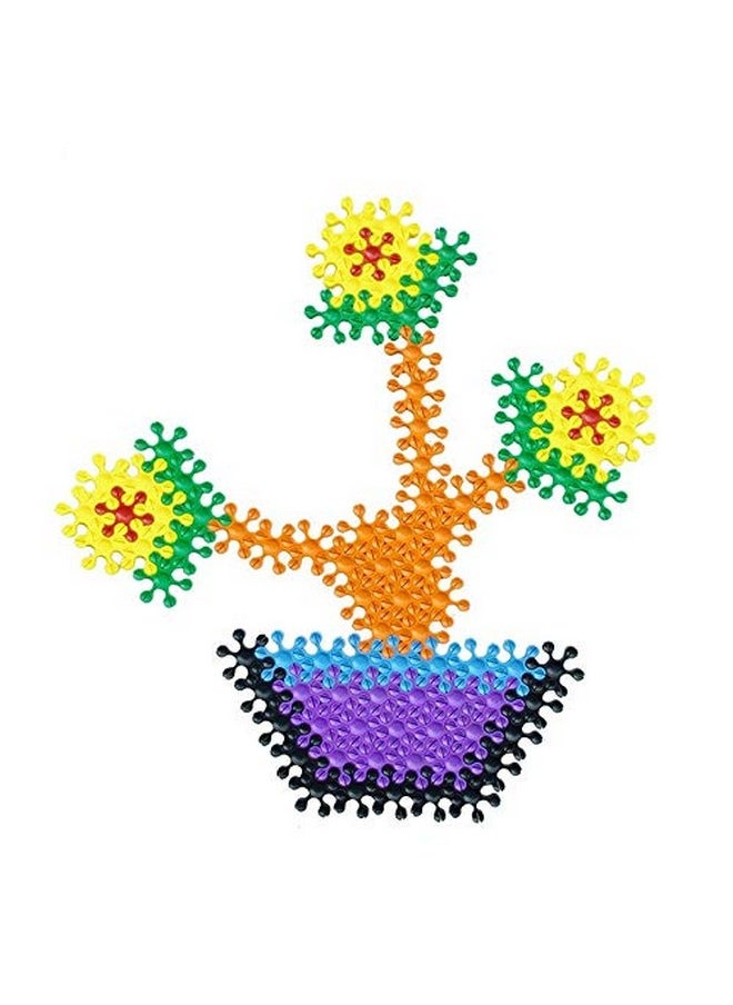 FunBlast Star Links Interlocking Blocks - DIY Building Blocks for Kids, Creative Educational Toys, Learning and Education Toys for Kids, Building Bricks and Blocks for Kids - Multicolor