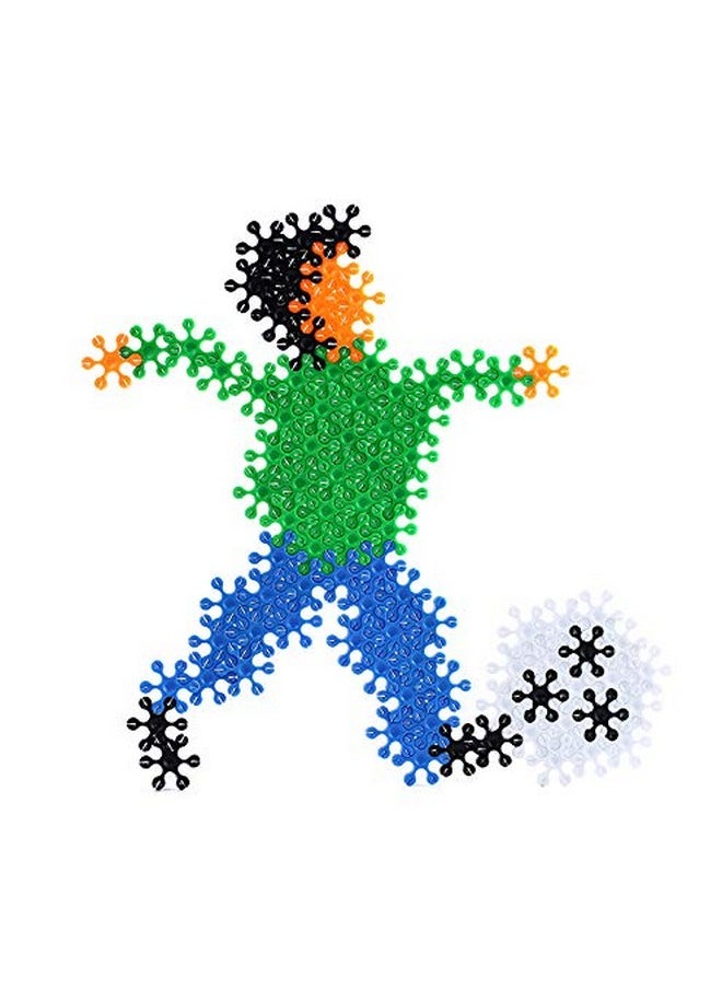 FunBlast Star Links Interlocking Blocks - DIY Building Blocks for Kids, Creative Educational Toys, Learning and Education Toys for Kids, Building Bricks and Blocks for Kids - Multicolor