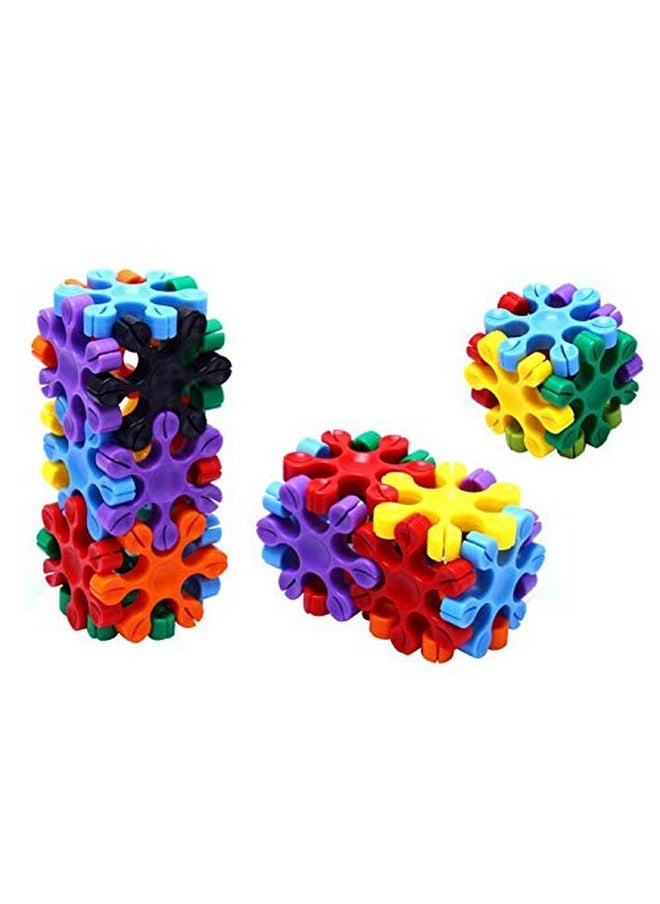 FunBlast Star Links Interlocking Blocks - DIY Building Blocks for Kids, Creative Educational Toys, Learning and Education Toys for Kids, Building Bricks and Blocks for Kids - Multicolor
