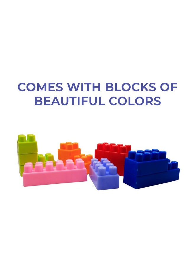 EKTA Junior Builders Building Blocks Set-3, Building Blocks for Kids, Block Game for Kids - 230 Pieces