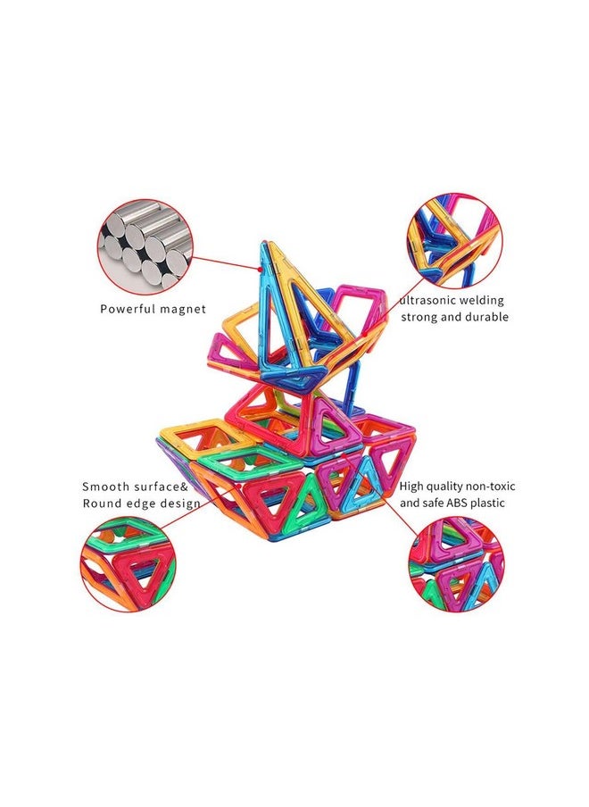 Chocozone Magnetic Blocks for Kids Educational Toys Magnetic Building Blocks Development & Activity Toys for 3+ Years Old Boys & Girls (136 Pieces)