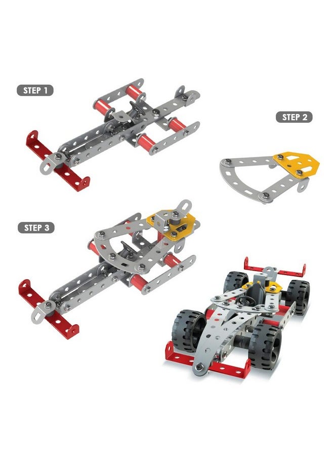 Mechanix-3 Smart Bag STEM Toy, Building and Construction Set for Boys and Girls Age 7+ Years