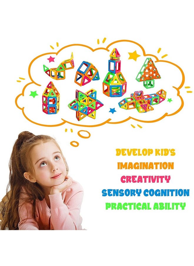 Chocozone 30pcs Magnetic Blocks for Kids Educational Toys Magnetic Building Blocks Development & Activity Toys for 3+ Years Old Boys & Girls (30 Pieces) Multicolor