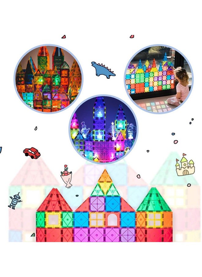 Chocozone Magnetic Blocks For Kids Educational Toys Magnetic Building Blocks Development & Activity Toys For 4+ Years Old Boys & Girls (100 Magnets)|Multicolor