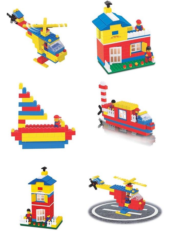 TOYZTREND expert building blocks for kids, 180+ pieces blocks. let your kid make everything he/she dreams of. improves logical thinking and cognitive skills of kidsMulticolor