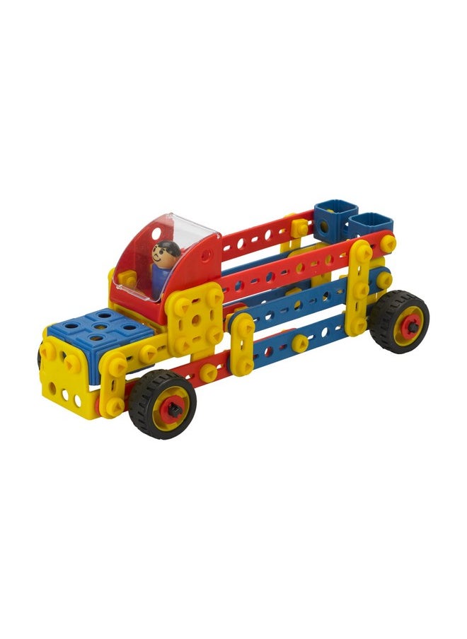 Plastic Mechanix Cars-3, STEAM Educational Toy, Building and Construction Set for Boys And Girls Age 7 yrs+