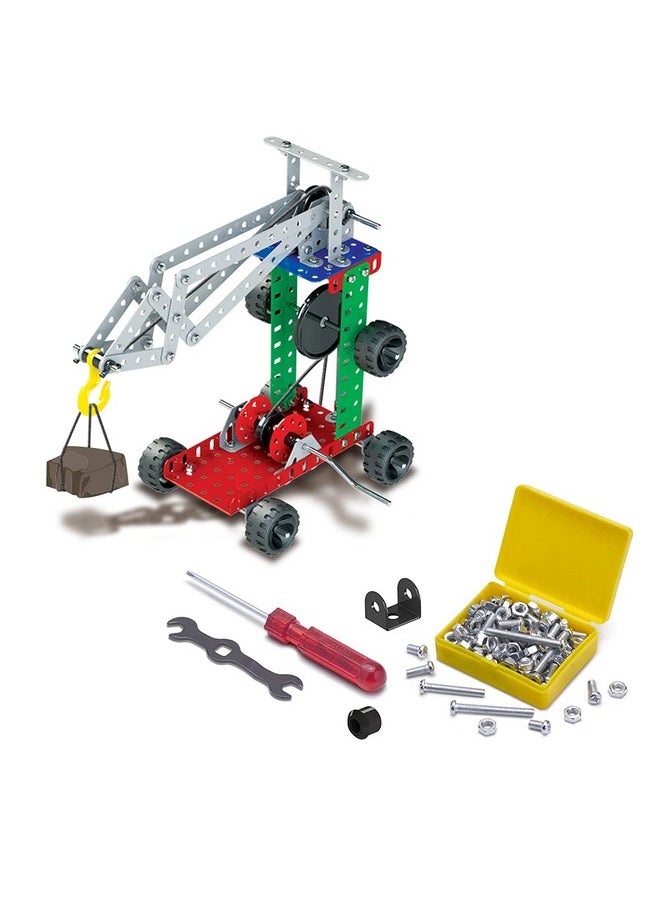 Mechanix-4 Smart Bag, STEM Toy, Building and Construction Set for Boys and Girls Age 7+ Years