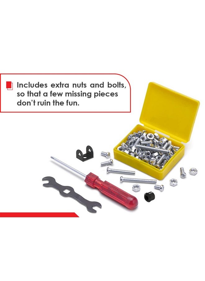 Mechanix-4 Smart Bag, STEM Toy, Building and Construction Set for Boys and Girls Age 7+ Years