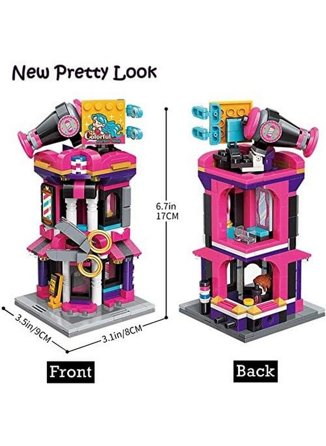 QMAN Building Blocks Sets for Kids Girls Luxury Store 281 Pieces Building Set Toys Christmas Birthday Gift for Kids Age 6 to 12 and Up (New Pretty Look)