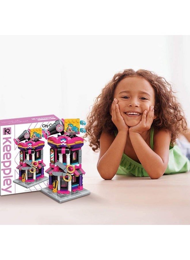 QMAN Building Blocks Sets for Kids Girls Luxury Store 281 Pieces Building Set Toys Christmas Birthday Gift for Kids Age 6 to 12 and Up (New Pretty Look)