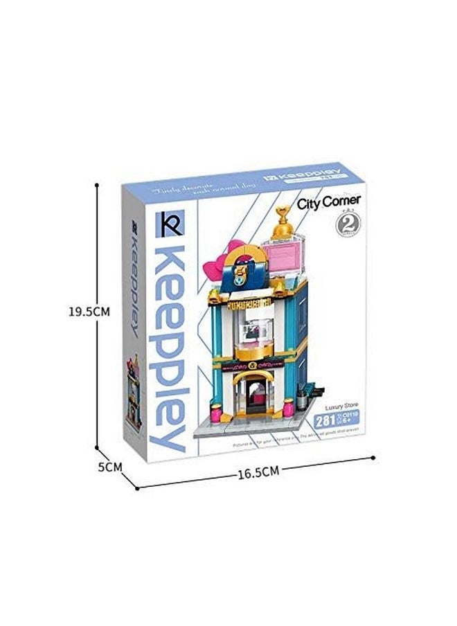 QMAN Building Blocks Sets for Kids Girls Luxury Store 281 Pieces Building Set Toys Christmas Birthday Gift for Kids Age 6 to 12 and Up