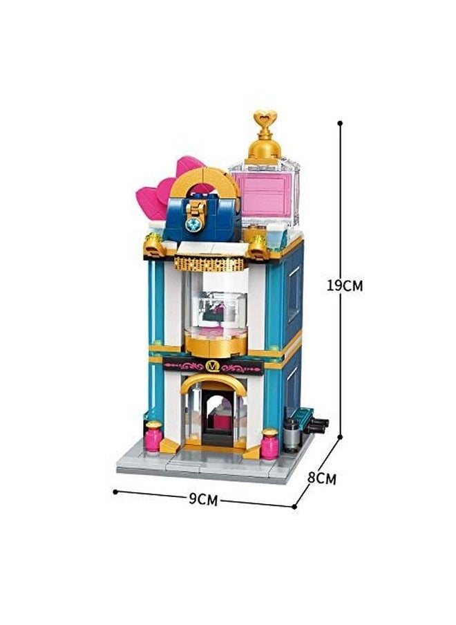 QMAN Building Blocks Sets for Kids Girls Luxury Store 281 Pieces Building Set Toys Christmas Birthday Gift for Kids Age 6 to 12 and Up