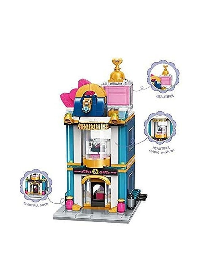 QMAN Building Blocks Sets for Kids Girls Luxury Store 281 Pieces Building Set Toys Christmas Birthday Gift for Kids Age 6 to 12 and Up