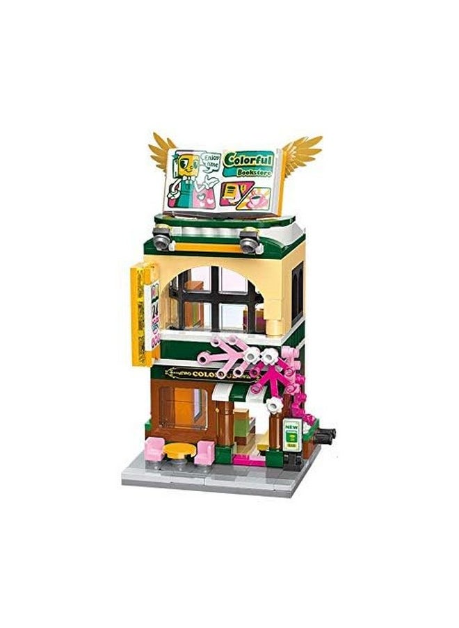 QMAN Building Blocks Sets for Kids Girls Time Book Store | Building Set Toys Christmas Birthday Gift for Kids Age 6 to 12 and Up